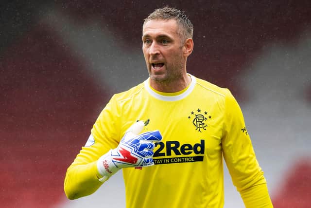 Rangers goalkeeper Allan McGregor will be in his 40th year when his current contract expires next summer.