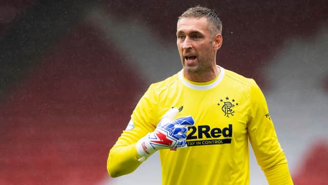 Rangers goalkeeper Allan McGregor will be in his 40th year when his current contract expires next summer.