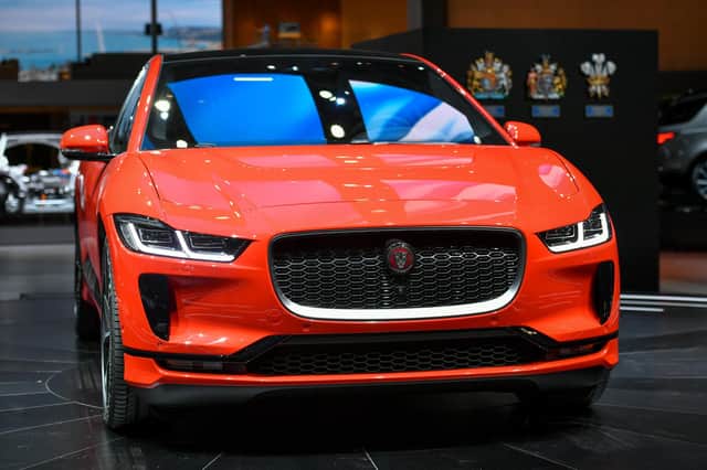 Being powered by chip fat is probably not what the designers of the new Jaguar I-Pace electric SUV had in mind (Picture: Fabrice Coffrini/AFP via Getty Images)
