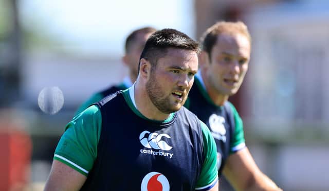 Zander Fagerson training with the British and Irish Lions in Jersey. Picture: David Rogers/Getty Images