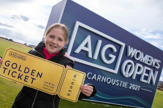 Kirsty Norrie of Carnoustie Golf Links is one of the first recipients of a golden ticket to the AIG Women's Open. Picture: The R&A.
