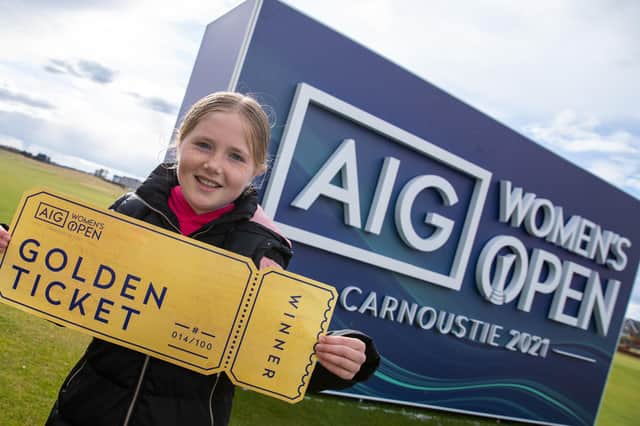 Kirsty Norrie of Carnoustie Golf Links is one of the first recipients of a golden ticket to the AIG Women's Open.  Picture: The R&A.