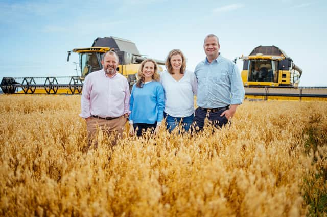 Andrew and Debbie Booth with Jillian and Charlie Russell. Picture: Jonathan Addie