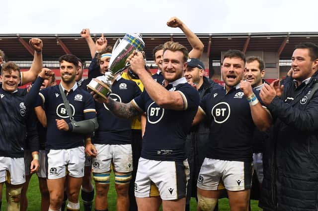 Sport has helped lift the mood in difficult times and a rare Scotland win in Wales in the Six Nations was a timely tonic. Picture: Ben Evans/Huw Evans/Shutterstock