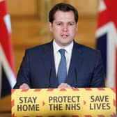UK Housing, Communities and Local Government Secretary Robert Jenrick updates the nation on the Covid-19 pandemic today. PIC: PIPPA FOWLES/10 Downing Street/AFP via Getty Images)