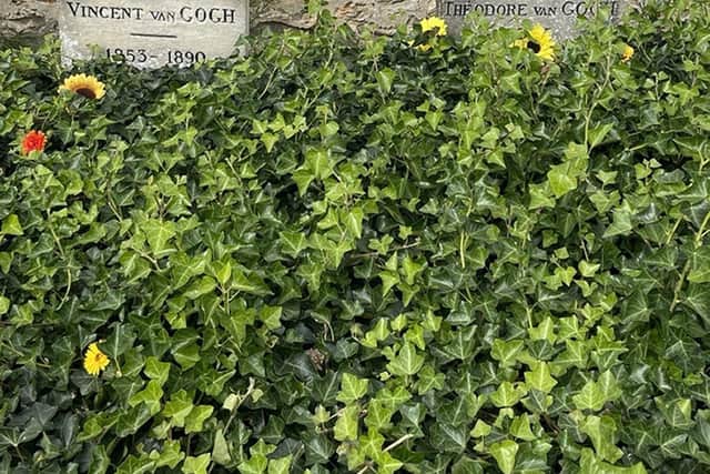 Van Gogh’s grave. PIc: Chynna Jones/PA