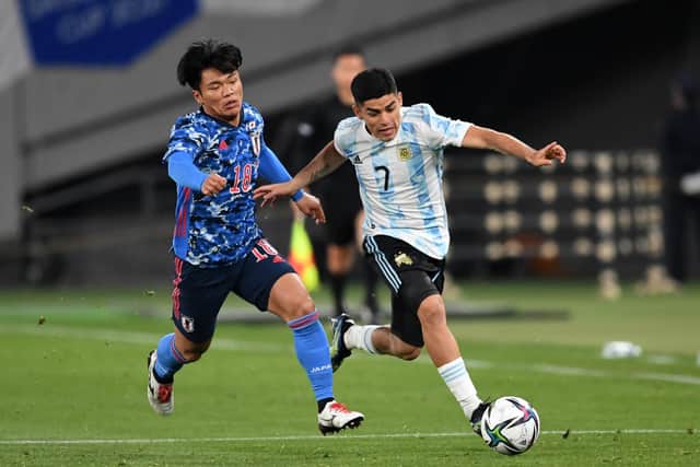 Reo Hatate has been linked with a move to Celtic.
