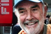 Sir Sean Connery outside the Filmhouse cinema on Lothian Road during the Edinburgh International Film Festival. Picture: David Cheskin