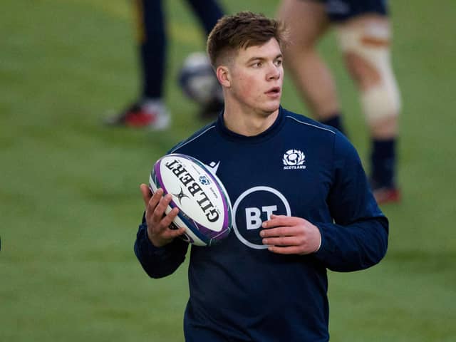 Huw Jones is back in the Scotland squad and keen to have 'another moment'. Picture: Craig Williamson/SNS