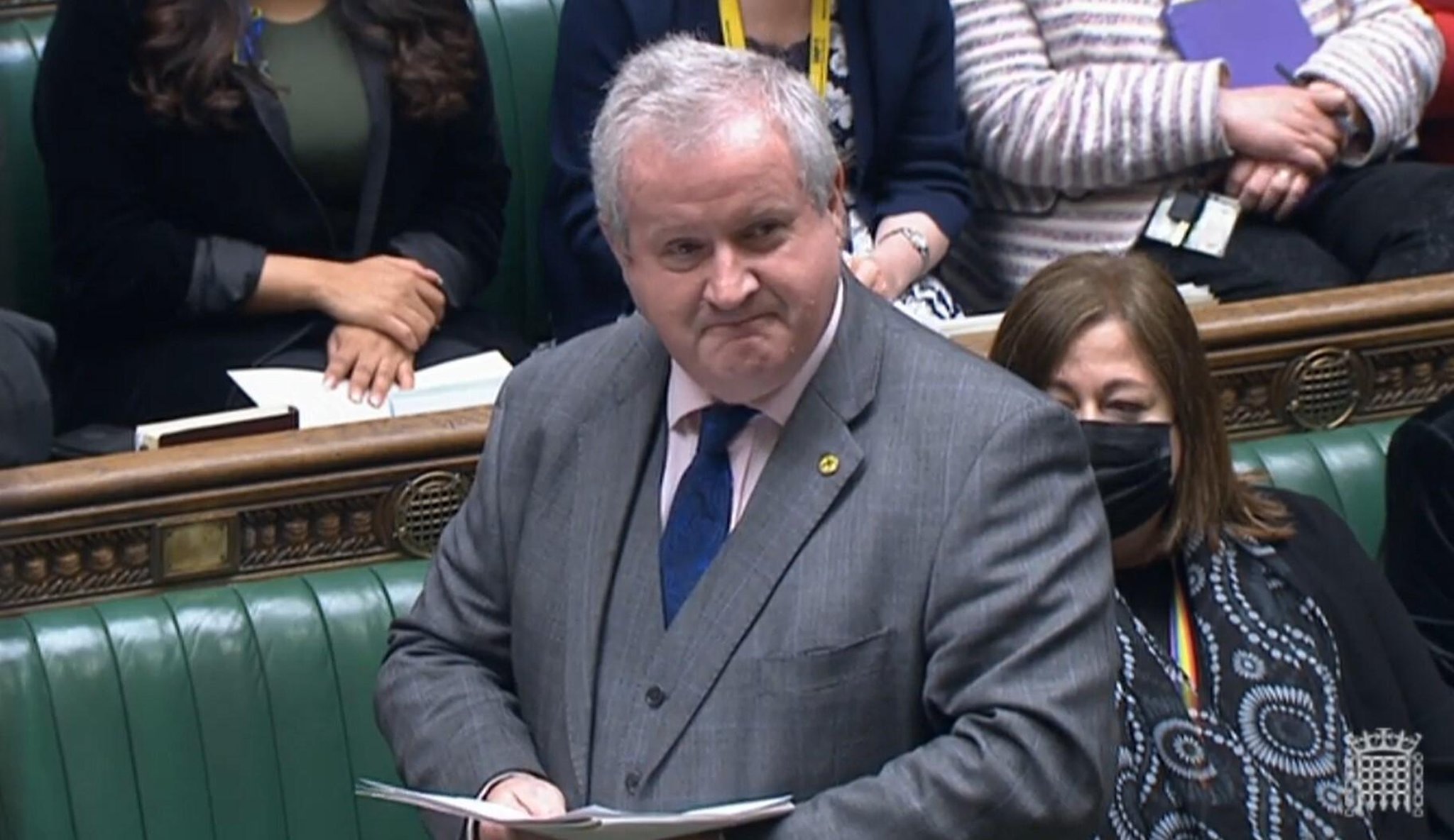 Boris Johnson appears to mock Ian Blackford's weight for second time at PMQs