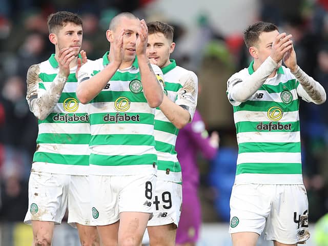 Celtic captain Scott Brown wants to play the remaining Premiership games.