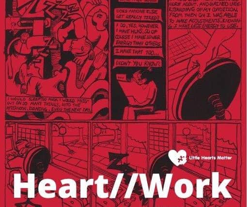 The 'Heart//Work' Graphic Medicine project for Little Hearts Matter