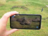 Augmented reality archaeology at Cladh Hallan. Credit - Uist Virtual Archaeology Project