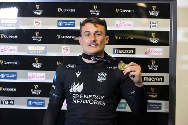 Cole Forbes impressed in Glasgow Warriors' win over Edinburgh. Picture: Craig Williamson/SNS