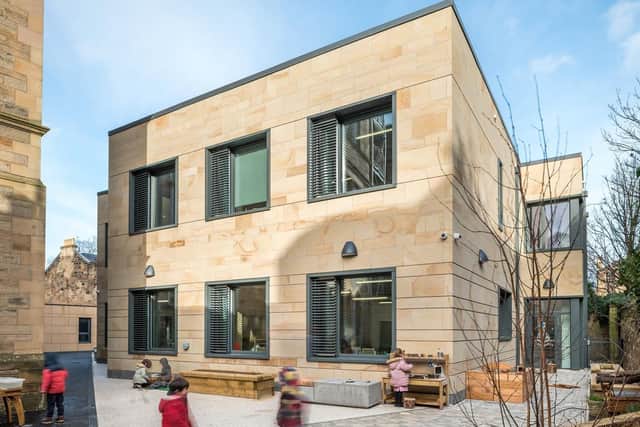The award-winning Passivhaus extension to Sciennes Primary School in Edinburgh's Marchmont (Picture: Chris Humphreys Photography Ltd)
