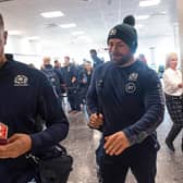 Scotland’s Chris Harris (left) and Rory Sutherland are in the Lions squad