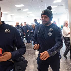 Scotland’s Chris Harris (left) and Rory Sutherland are in the Lions squad
