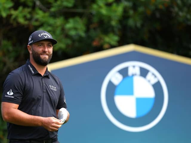 Jon Rahm pictured during pro-am prior to the BMW PGA Championship at Wentworth Club in Virginia Water. Picture: Andrew Redington/Getty Images.