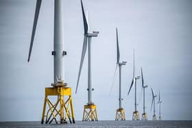 Wind turbines at the Seagreen Offshore Wind Farm off the coast of Montrose, Angus in the North Sea. Picture: Andy Buchanan/AFP via Getty Images