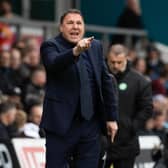 Ross County manager Malky MacKay instructs his players during the 2-0 defeat to Celtic. (Photo by Alan Harvey / SNS Group)