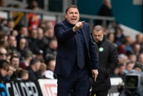 Ross County manager Malky MacKay instructs his players during the 2-0 defeat to Celtic. (Photo by Alan Harvey / SNS Group)