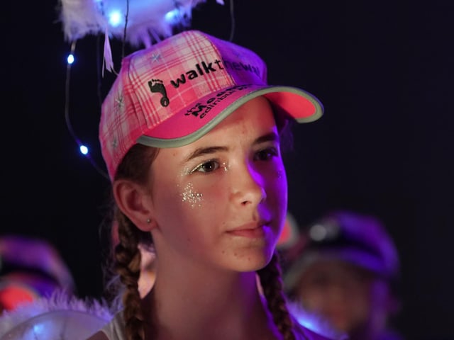 The Moonwalk took place on Saturday evening