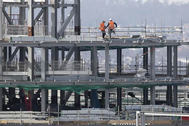The Glenigan report provides a comprehensive analysis of year-on-year construction data, giving the sector a 'unique insight' into results from the second quarter of 2021 and the last 12 months. Picture: Jane Barlow/PA Wire