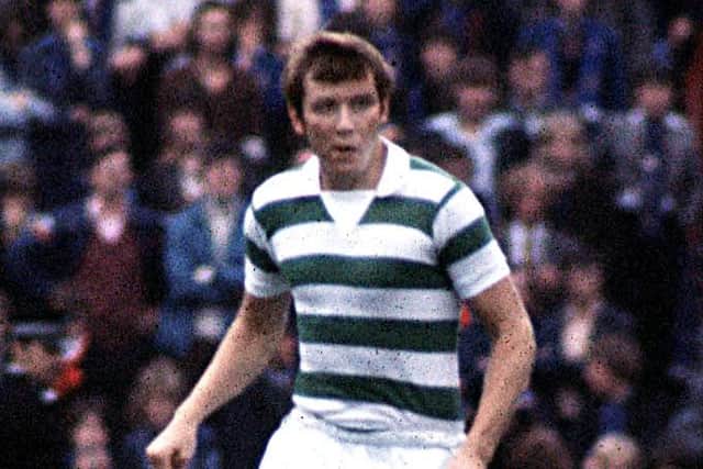 Johannes Edvaldsson in action for Celtic in 1975. Picture: SNS