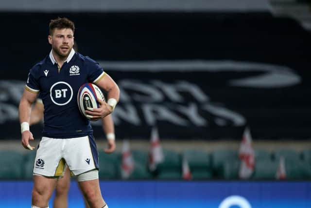 Ali Price helped Scotland win at an empty Twickenham last year. (Photo by Craig Williamson / SNS Group)