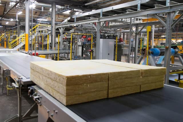 Superglass has received multi-million-pound investment in its glass wool insulation production site in Scotland. Picture: contributed.