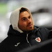 David Goodwillie in the stand at Stark's Park after his signing was announced (Pic:  Fife Photo Agency)