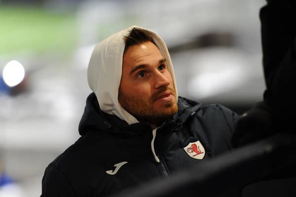 David Goodwillie in the stand at Stark's Park after his signing was announced (Pic:  Fife Photo Agency)