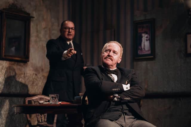 Julius D'Silva and Forbes Masson recently starred in the wartime play Farm Hall. Picture: Alex Brenner