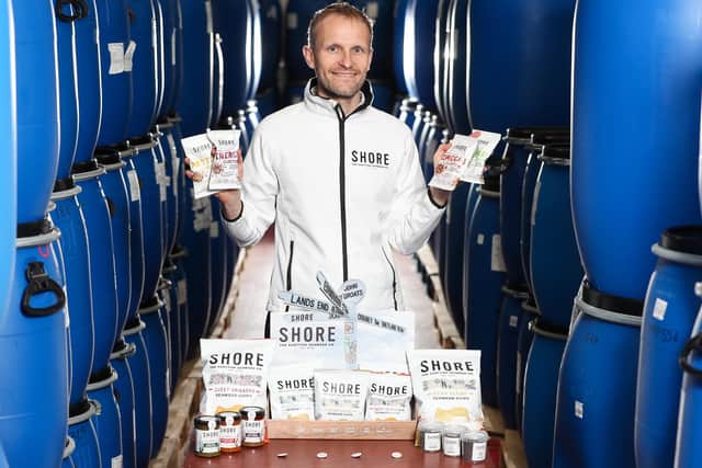 Shore has launched a range of plant-based products made from seaweed, including pestos, tapenades and chips. Picture: Glen Minikin