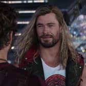 Thor is back - and he's gone full rocker chic with his new outfit. Photo: Disney / Marvel.