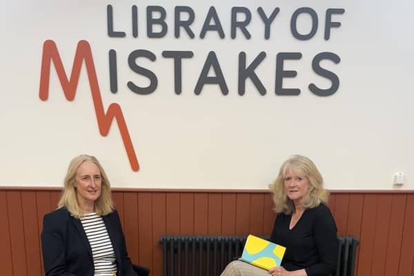 Leonie Griffin and Catriona Scott at the Library of Mistakes in Edinburgh: Picture: Library of Mistakes