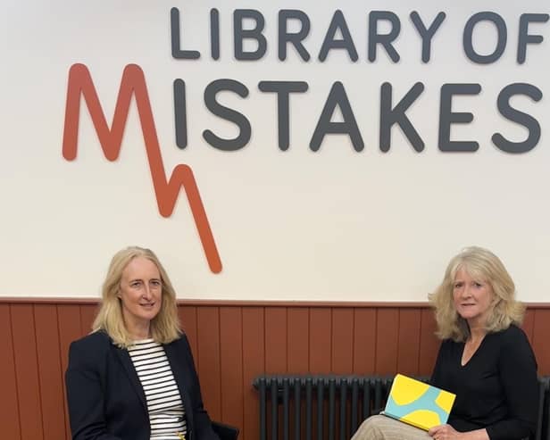 Leonie Griffin and Catriona Scott at the Library of Mistakes in Edinburgh: Picture: Library of Mistakes