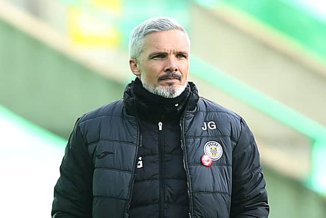 St Mirren have turned down a request from Aberdeen to speak to manager Jim Goodwin. (Photo by Ian MacNicol/Getty Images)