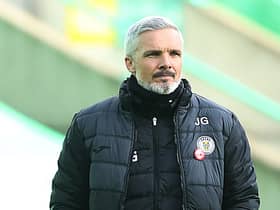 St Mirren have turned down a request from Aberdeen to speak to manager Jim Goodwin. (Photo by Ian MacNicol/Getty Images)