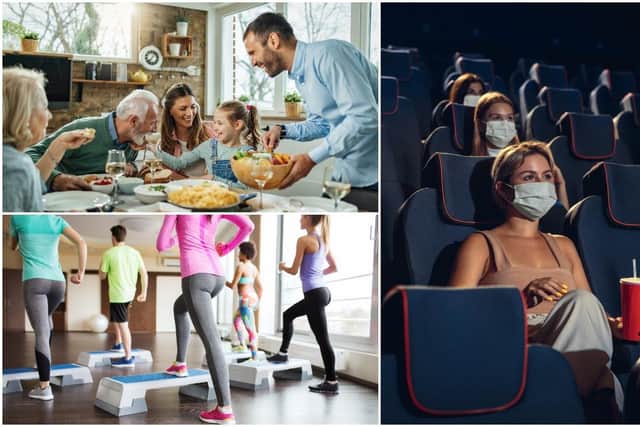 Cinemas, indoor exercise classes and gatherings inside homes with friends and family will be permitted in Level 2 (Shutterstock)
