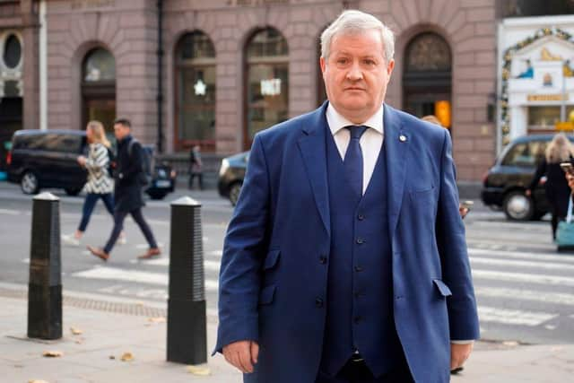 SNP Westminster leader Ian Blackford has said Nicola Sturgeon “acted in an honourable way” after former colleague Alex Salmond reportedly claimed she breached the ministerial code by misleading the Scottish Parliament. (Photo by NIKLAS HALLE'N/AFP via Getty Images)