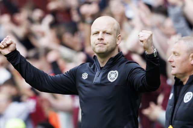 Steven Naismith remains the frontrunner to become the permanent Hearts manager despite the club holding talks with Marti Cifuentes. (Photo by Mark Scates / SNS Group)