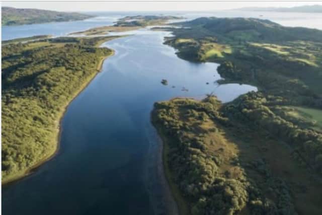 The Tayvallich Estate in Argyll has been bought by Highlands Rewilding, a company co-founded by former Greenpeace director Dr Jeremy Leggett. PIC: Contributed.