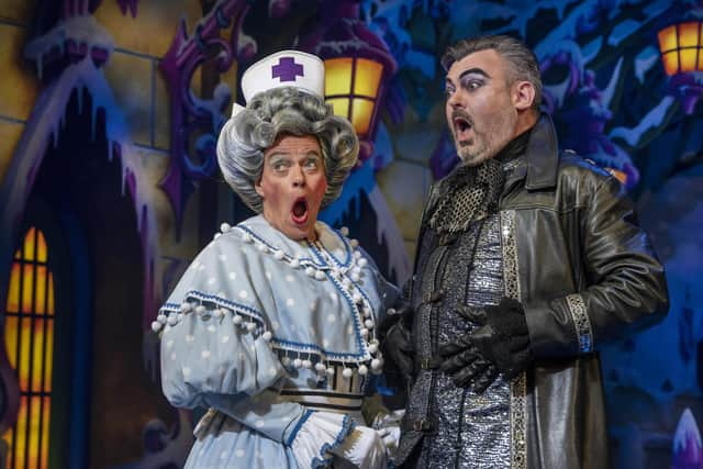 Allan Stewart and Grant Stott in Snow White PIC: Gary Cavanagh