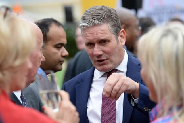 Labour Leader Sir Keir Starmer attends guest reception at Marlborough House to launch the Queen's Baton Relay at Marlborough House on October 07. Picture: Eamonn M. McCormack/Getty Images