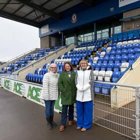 Henrietta MacEwen CEO Sleepout, Leona McDermid, Chief Executive Aberdeen Foyer and Donna Hutchison, CEO of Aberdeen Cyrenians