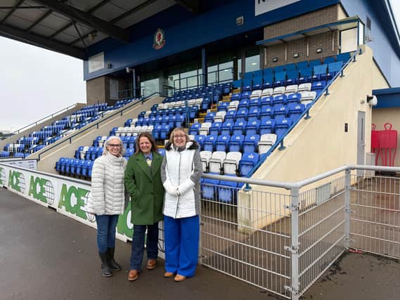 Henrietta MacEwen CEO Sleepout, Leona McDermid, Chief Executive Aberdeen Foyer and Donna Hutchison, CEO of Aberdeen Cyrenians