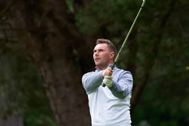 Stuart Blair in action during the Lothians Championship at Bruntsfield Links. Picture: Lothians Golf Association