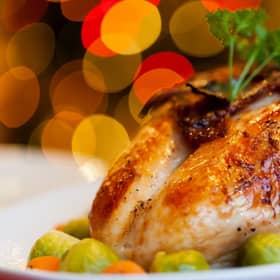 Turkey is the traditional centrepiece for Christmas meals - but how do you cook it safely? Photo: PublicDomainPictures / pixabay / Canva Pro.