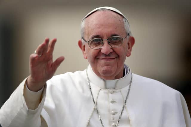Pope Francis recently said that 'the English resolved the requests from Scotland' about independence in 'the English way' (Picture: Christopher Furlong/Getty Images)